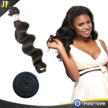 2015JP hot sell 100% unprocessed human virgin brazilian loose wave hair